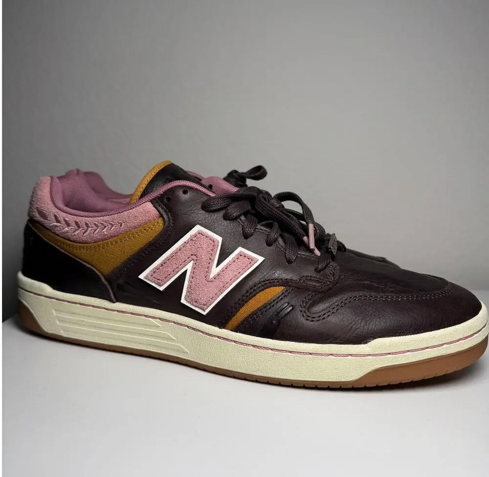New Balance 480 x 303 Boards x Jeremy Fish Silly Pink Bunnies Size 14